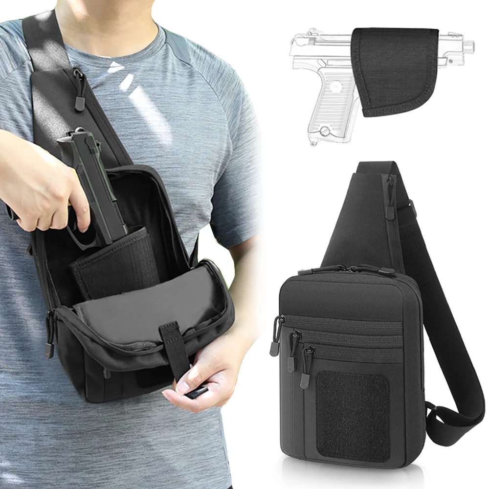 Tactical Pistol Gun Bag Concea - Edc Concealed Carry Sling Bag review and price