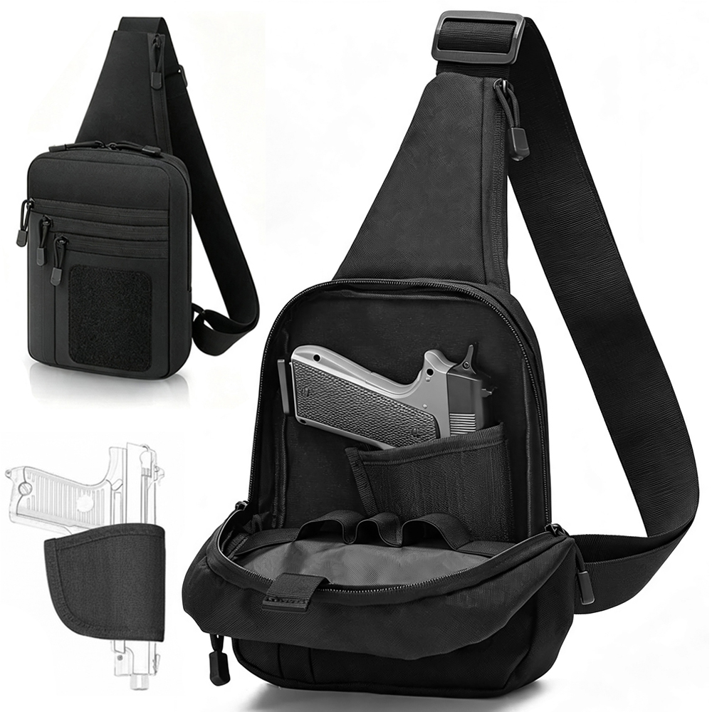 Concealed Carry Chest Gun Bag  - Edc Concealed Carry Sling Bag review and price