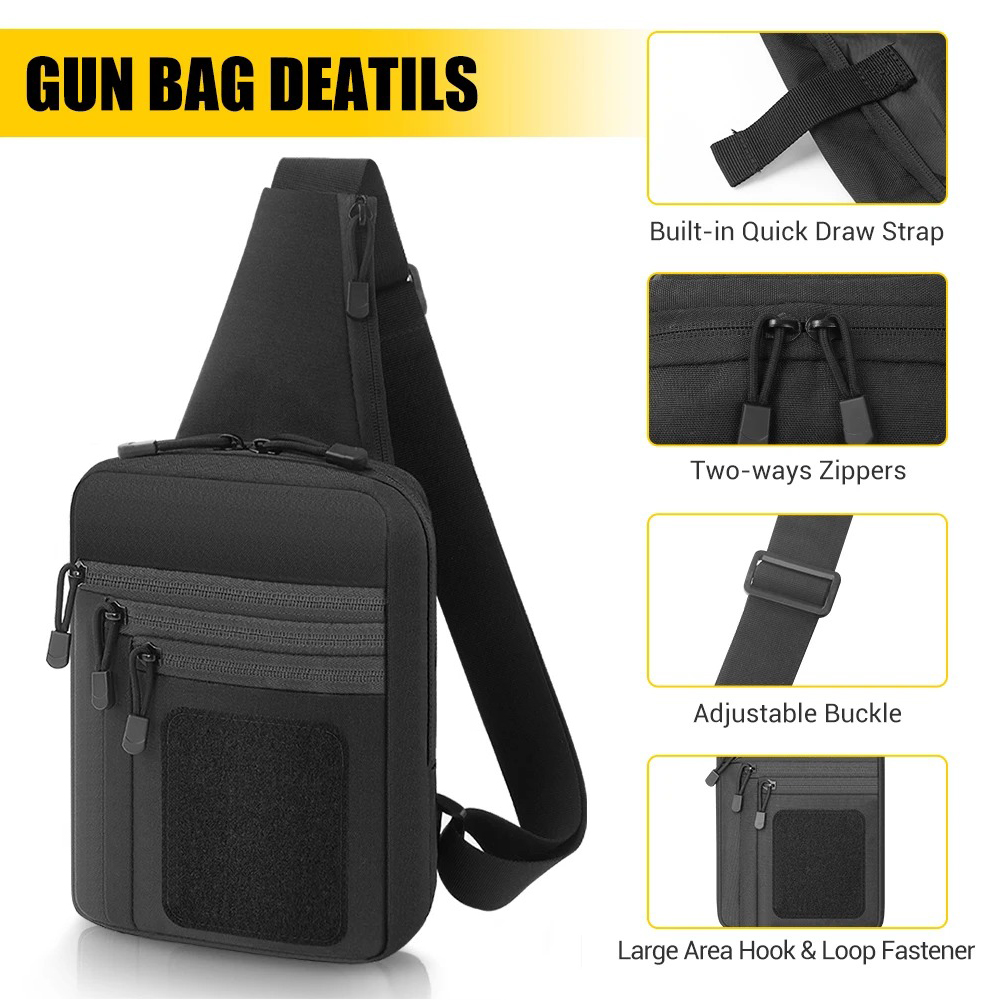Concealed Carry Chest Gun Bag  - Edc Concealed Carry Sling Bag review and price