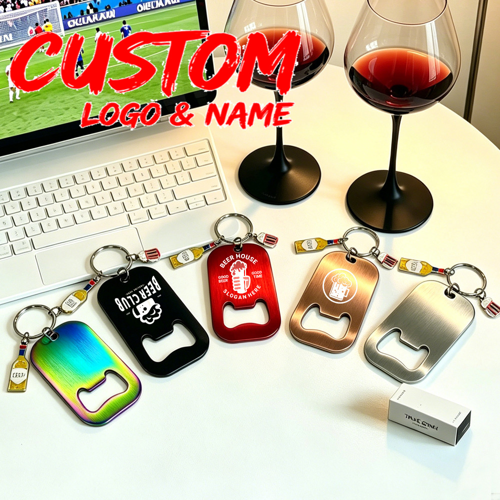 Personalized Stainless Steel B - Bottle Opener Keyring review and price