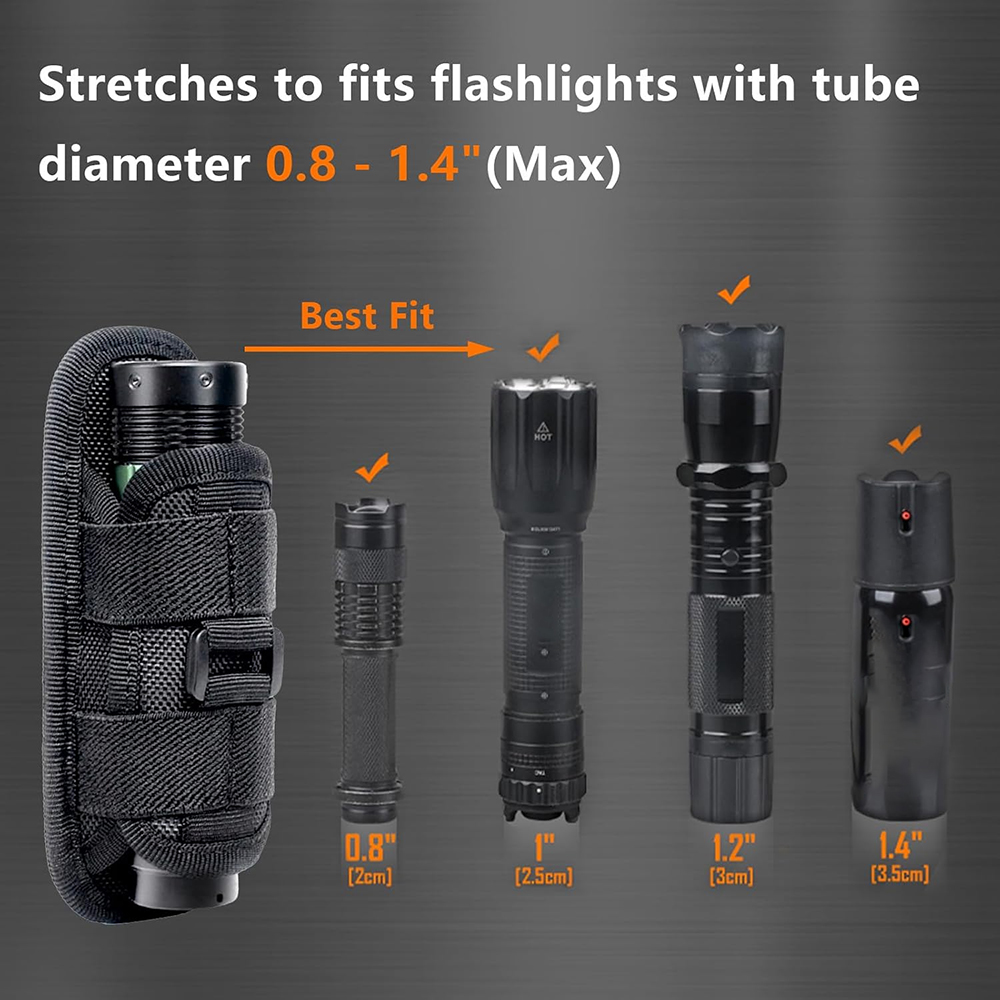 Tactical Flashlight Pouch Hols - Edc Carry Accessories review and price