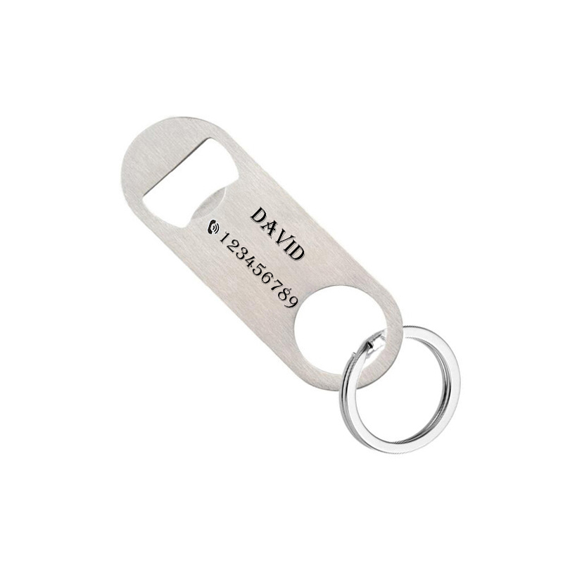 Personalized Keychain Laser En - Bottle Opener Keyring review and price