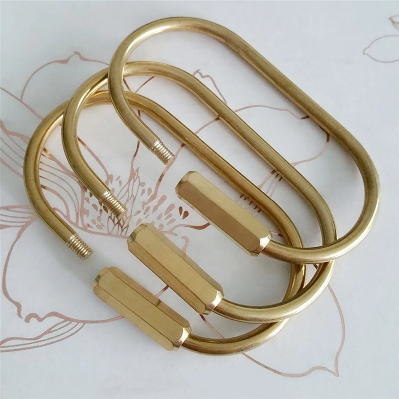 Solid Brass Screw Type D-Ring  - Edc Car Carry review and price