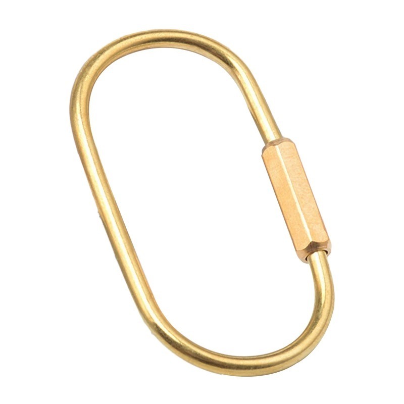 Solid Brass Screw Type D-Ring  - Edc Car Carry review and price