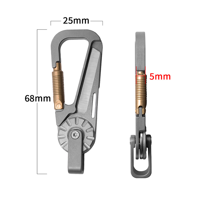 Titanium Alloy Car Keychain fo - Edc Car Carry review and price