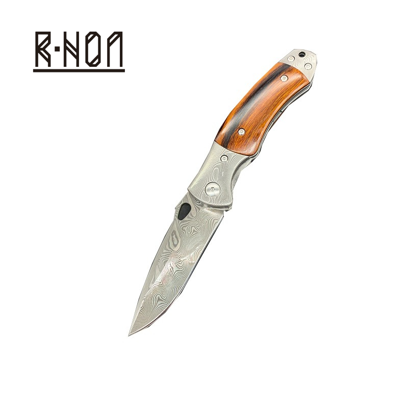 RHON 3.14inch Premium Damascus - Edc Carry Pocket Knife review and price