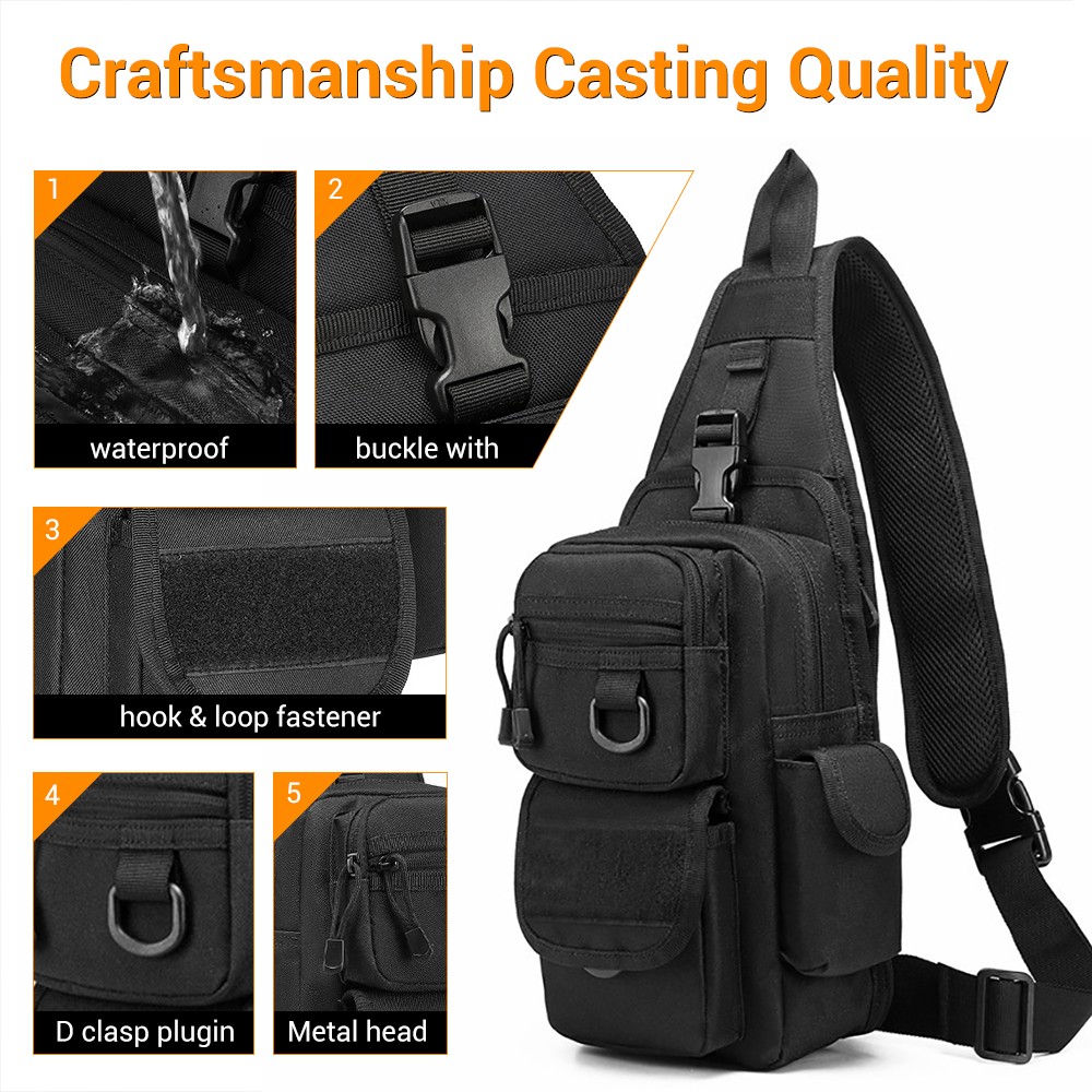 Tactical Pistol Bag Concealed  - Edc Concealed Carry Sling Bag review and price